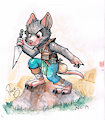 Flicker The Rat by pandapaco