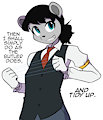 Johnny Dressed as Walter C. Dornez