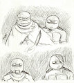 Pen sketches by GraveFlowers