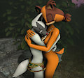 Sticks hugs Poochy