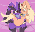 Bunny season stream commission for Astra_Lunarfrost
