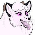 Solo sticker: Drooly fox