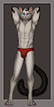 Undie Model Moz by Dave_Canine by Mozyz