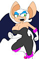 First attempt at drawing Rouge on a galaxy tablet