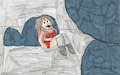 Samatha trapped in cave