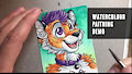 Watercolour Painting Demo Video