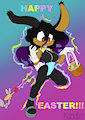 Easter Bunny Ray Gun by DarkHedgie
