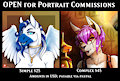 Portrait Commissions OPEN [Limited Slots] by AnkhsPawAfterDark