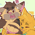 Hugging his favorite plush (Plush/TF) by YuniWusky