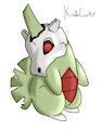 Cubone/Larvitar by kindalucky