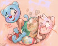 Gumaball Teasing the ChiChi by OverFlo207