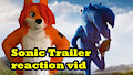 Sonic Live action trailer reaction youtube.