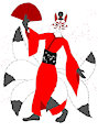 character design challenge: Kabuki Kitsune