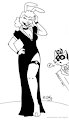 babe in black vamp