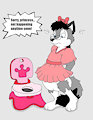 Dragon's captive princess 46 : the potty chair