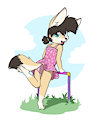 Kaelie on a playground #2