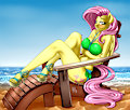 Flutterbeach by Sparityqueen