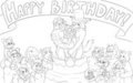 Wolfie's Naked Birthday Party