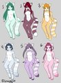 Adoptables_Lemurs Batch by JenKitty20