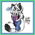 looks like Glitter wants to go walkies with her bf phoenix by glitterbabykitty