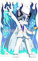 Blue fire!