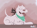 Kitbull Fanart by ChocolateKitsune