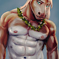 horse guy by bleakcat