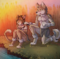 Sunset Fields by HowlArt