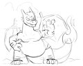 Borusa Charizard WIP sketch