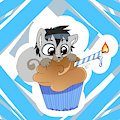 Huge Bday Cupcake