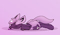 sleepy blep by Kaittycat