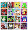 "Draw your friends' OCs in Your Style" thingamajig