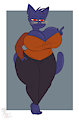 BIG FAT CAT TATS ON MAE