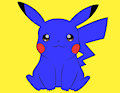 Blue Pikachu by CaptainDaVinci