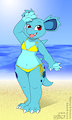 Edna in a bikini