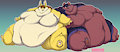 Patreon Sketch | Chubby friends