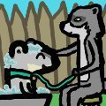 Puppy bath~ by MiffOtter