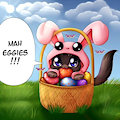 The Easter Bunny Cheeb "Nom Nom Eggy"