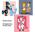 Sketch Drawings - $4 by puddinghead