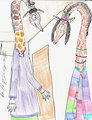 Tall Mother+Daughter Act by artfan1988