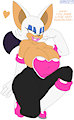 Rouge - Sexy Hot Happy Bat by Habbodude