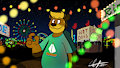 "Seeing the lights and hearing the carnival sounds..."