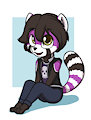 Tough panda boy