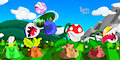 Padded Piranha Plant Gang by Burritokitten