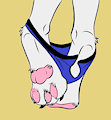 Travis's hind paw pads by travis181