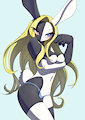 Harlequin Rabbit Girl