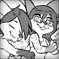Fennec Snuggles by Mewdles