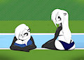 Poolside Pandas