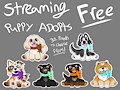 FREE PUPPY DESIGN STREAM!!! CLOSED