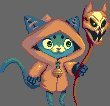 Kitty Necromancer by MochilaMuerte
